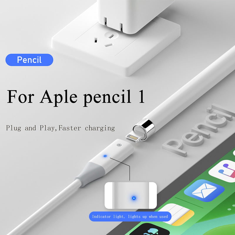USB-A Charging Adapter Cable Compatible with Apple Pencil 1st Generation, 100cm Charging Cord USB-A Charging Adapter Cable Compatible with Apple Pencil 1st Generation, 100cm Charging Cord